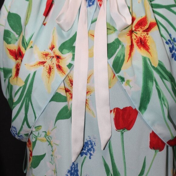 New York and Company Floral Sleeveless Top - Picture 3 of 11